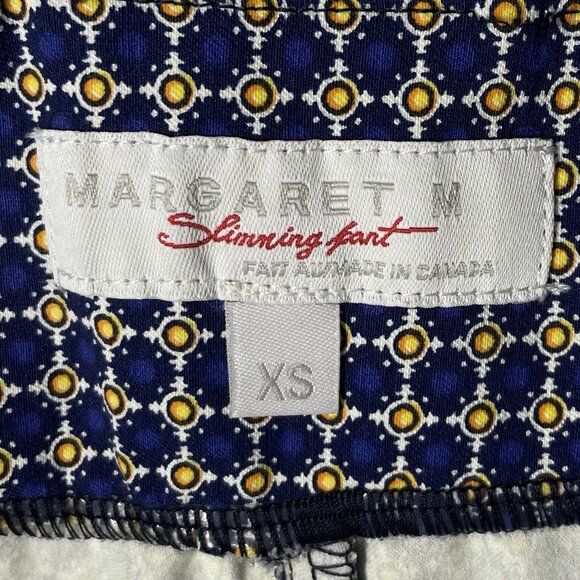 Margaret M Stitch Fix Womens Slimming Pants Size XS Geometric Print Straight Leg - Picture 7 of 10